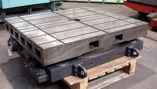 60" x 72" Giddings and Lewis Rotary Table- D11516