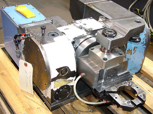 4.33" Kitagawa TT120 4th and 5th Axis CNC Rotary Table, Kitagawa TT120 CNC Rotary Table, Used Kitagawa 4th and 5th axis CNC Rotary Table For Sale, used 4th and 5th Axis CNC Indexer for Sale, Used CNC Rotary Table Indexer for sale