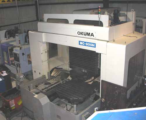 Okuma MC-800H For Sale CNC Mill Horizontal Machining Center