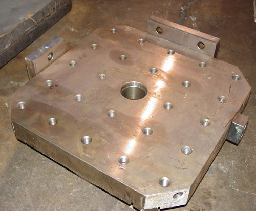 Enshu JE-40 Pallet, 15.7" Enshu Pallet, used Enshu Pallet For Sale, used Horizontal Machining Center Pallet For Sale