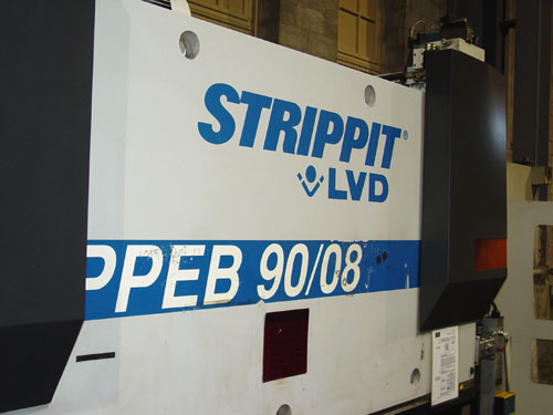 90 Ton x 96" Strippit / LVD PBEB 90/08 CNC Hydraulic Press Brake Press For Sale