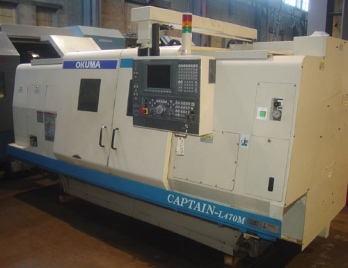 Okuma Captain L470-1250BBM, CNC Lathe For Sale, used CNC Lathe , CNC Lathe, CNC Turning