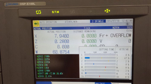 Okuma Macturn 350W 1S-1500, CNC Lathe For Sale, used CNC Lathe , CNC Lathe, CNC Turning