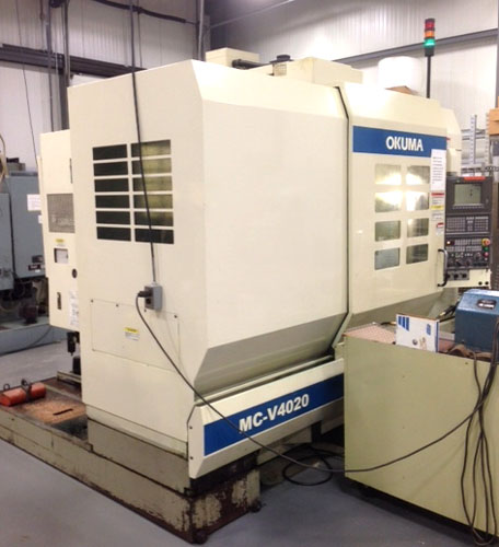 Okuma MC-V4020 5-Axis  For Sale, Used CNC Mill, CNC Vertical  Machining Center