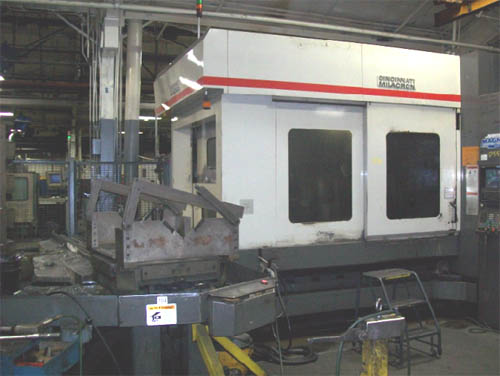 CINCINNATI MAGNUM 800 FOR SALE CNC MILL USED CNC MILL CNC HORIZONTAL MACHINING CENTER