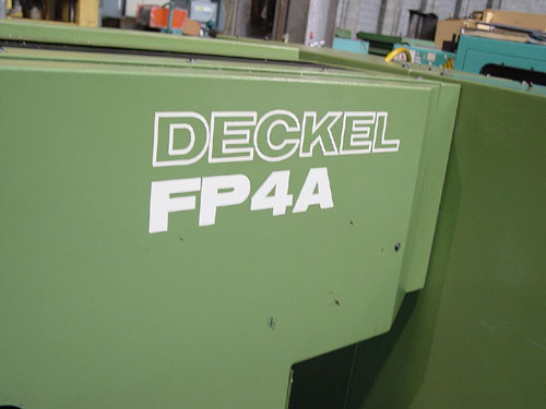 Deckel FP4A  For Sale CNC Vertical Mill and CNC Machining Center