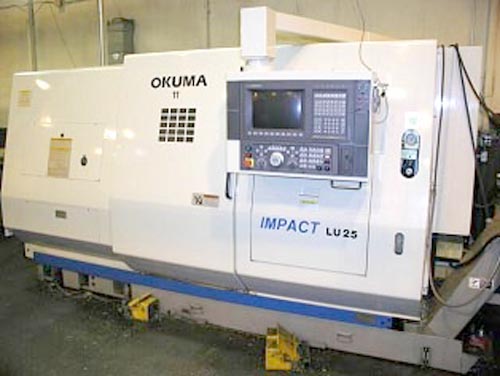 Okuma LU-25 CNC Lathe w/ Dual Turrets - k12076