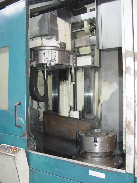 25" Daewoo V15-2sp Vertical Twin Spindle CNC Turning Center