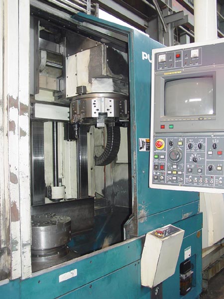 25" Daewoo V15-2sp Vertical Twin Spindle CNC Turning Center