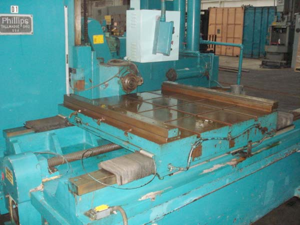 2"x 48" PHILLIPS FOR SALE COLUMN TYPE PRECISION HORIZONTAL DEEP HOLE DRILL
