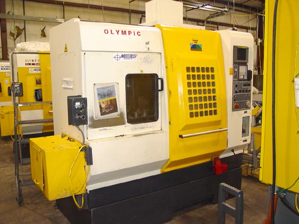 OLYMPIC SEIKI VL-8 For Sale Used CNC Lathe INVERTED VERTICAL SPINDLE CNC TURNING CENTER