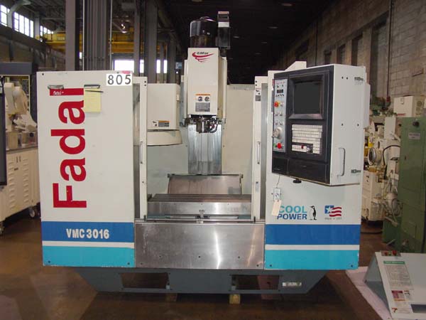 FADAL 3016 FOR SALE CNC MILL USED CNC MILL CNC VERTICAL MACHINING CENTER