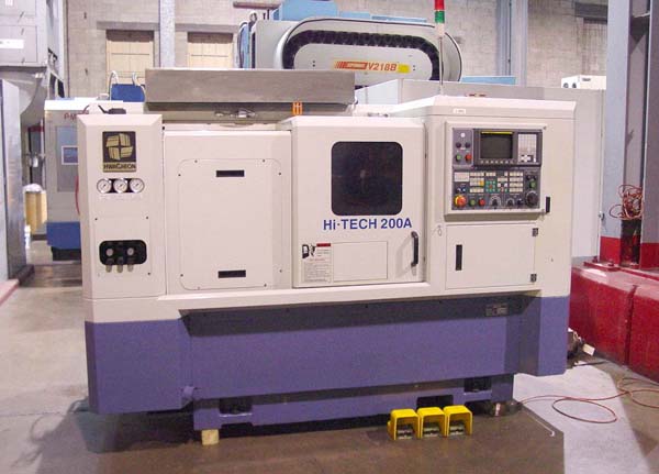 HWACHEON Hi-Tech 200A FOR SALE USED CNC LATHE WITH LIVE TOOLING TURNING CENTER With LIVE TOOLING