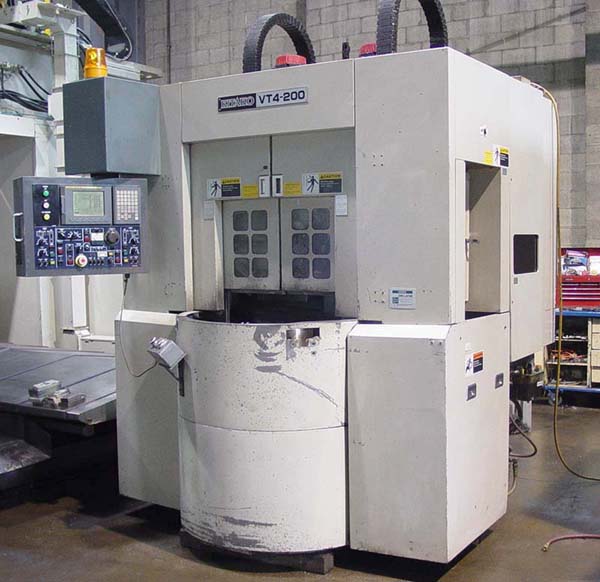 KITAKO VT4-200 FOR SALE Used CNC LATHE 4-SPINDLE CNC LATHE CNC VERTICAL TURNING CENTER