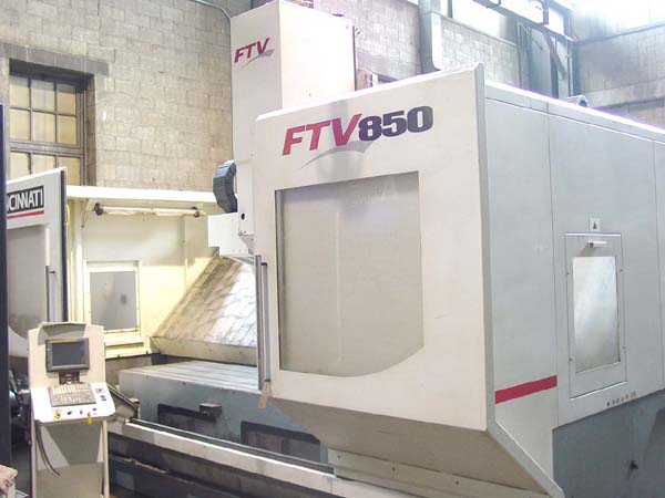CINCINNATI FTV FOR SALE CNC 
MILL USED CNC MILL VERTICAL MACHINING CENTER