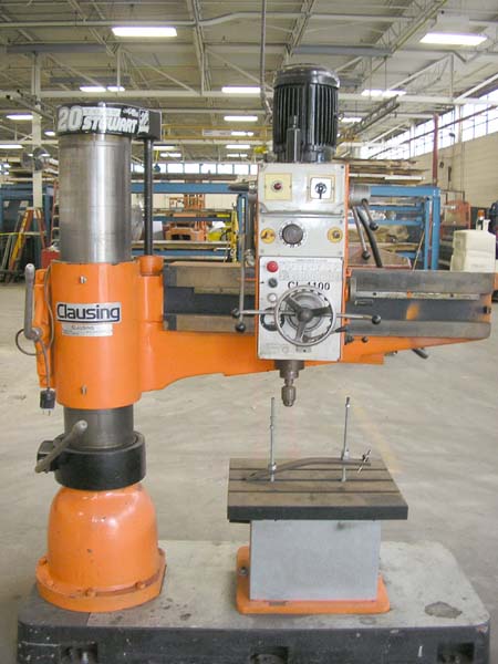 Clausing radial drill for sale cl1100