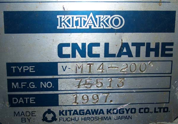 Kitako MT4-200 CNC Turning Center