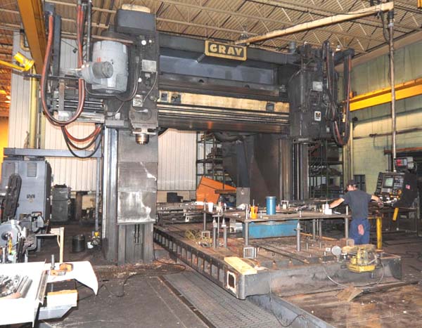  GRAY 104" x 360" CNC DOUBLE COLUMN VERTICAL PLANER MILL for sale