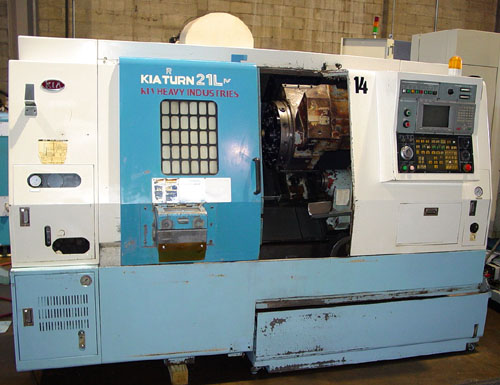 Kia SKT 21LMS CNC Lathe For Sale, used CNC Lathe , CNC Lathe, CNC Turning