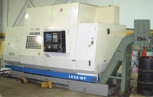Okuma LR-25MY 5-Axis CNC Lathe w/ Y Axis & Live Tooling - P11111