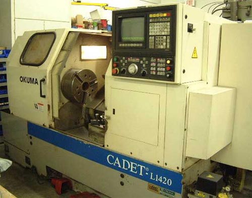 Okuma L1420 Big Bore CNC Lathe - P11250