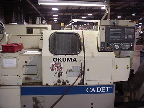Okuma Cadet Big Bore CNC Lathe - P11535