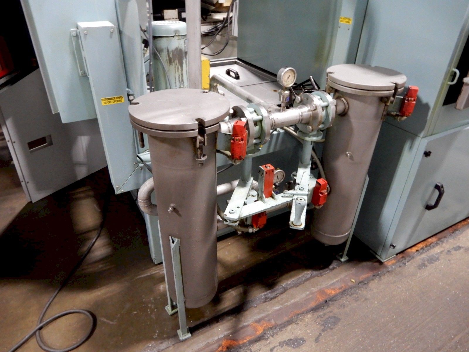 Proceco Typhoon RW-R-E-55 Rotary Parts Washer For Sale, used Front Loading Rotary Parts Washer For Sale, Proceco 2 Stage Part Washer For Sale, used 2 Stage Front Loading Rotary Part Washer For Sale