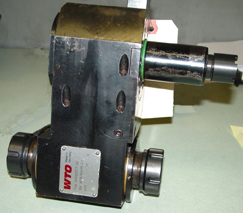 WTO Type 410120177-40 Live Toolholder for CNC Lathe with Sub-Spindle For Sale