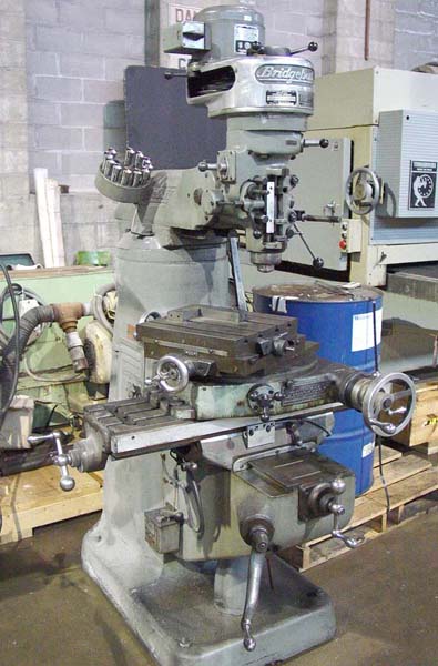  Bridgeport Vertical Mill with rotary table For Sale