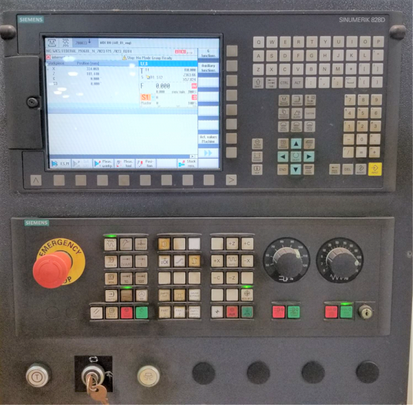 Emco VT 250 Inverted Spindle Vertical CNC Lathe, Emco 250 Vertical CNC Lathe, Inverted Spindle CNC Vertical Turning Center, used Emco CNC Lathe For Sale