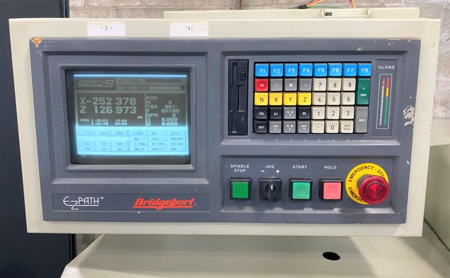 Bridgeport EZ Path CNC Lathe, Romi EZ Path CNC Lathe, CNC Tool Room Lathe, CNC Teach Lathe, Small CNC Lathe