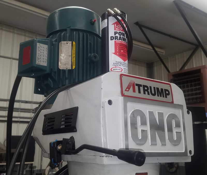 Atrump 3 Axis CNC Mill, Atrump 3 Axis CNC Vertical Knee Mill, Atrump CNC Mill For Sale, Bridgeport 3-Axis CNC Mill