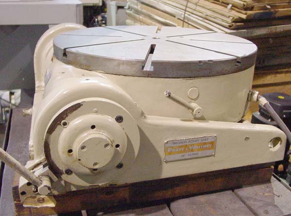 24" PRATT & WHITNEY FOR SALE PRECISION TILTING POWER ROTARY TABLE