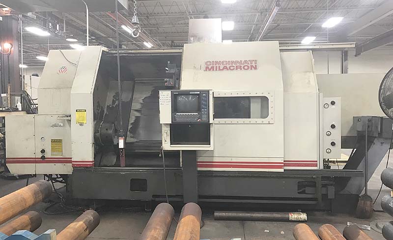 Heavy Duty Cincinnati 2216 x 80" CNC Turning Center e For Sale