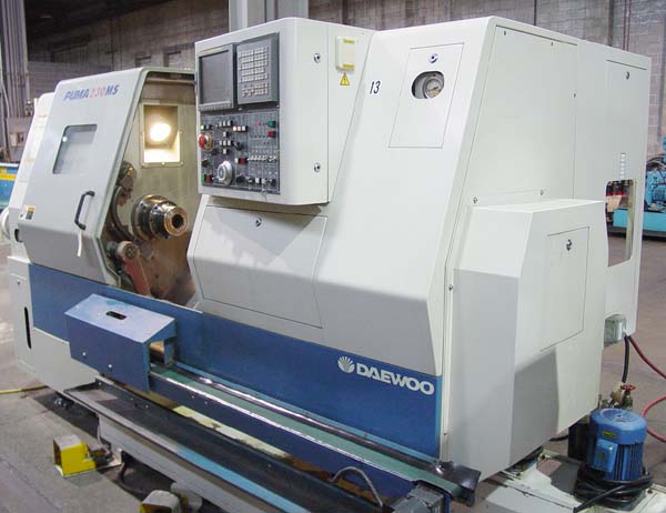 Daewoo Puma 230MSB Live Tool Sub-Spindle CNC Turning Center For Sale