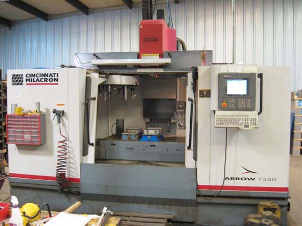 Cincinnati Arrow 1250 CNC Vertical Mill Machining Center for sale