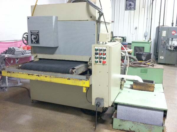 37" Timesaver Abrasive Wet Belt Grinding, Sanding, Deburring Finishing Machine