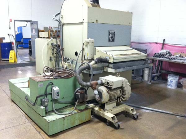 37" Timesaver Abrasive Wet Belt Grinding, Sanding, Deburring Finishing Machine