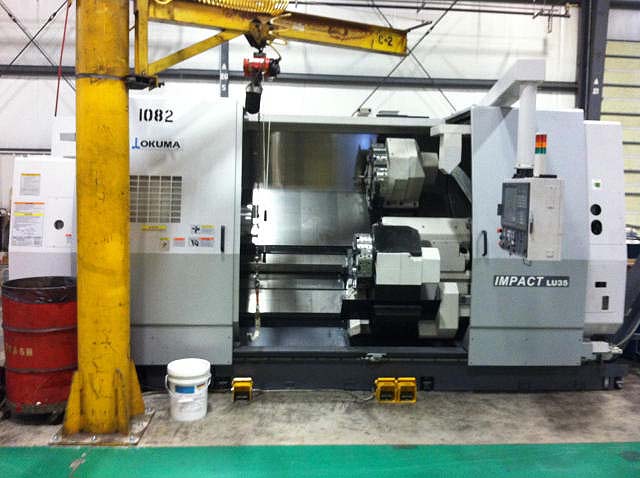 Okuma LU-35 4-Axis CNC Lathe turning center machine for sale