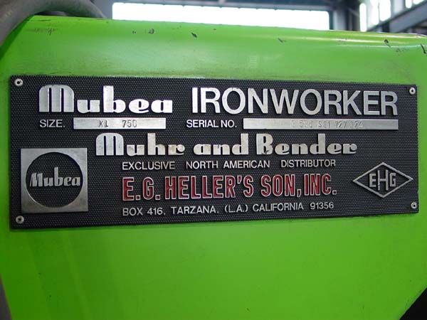 Mubea Single End Punch