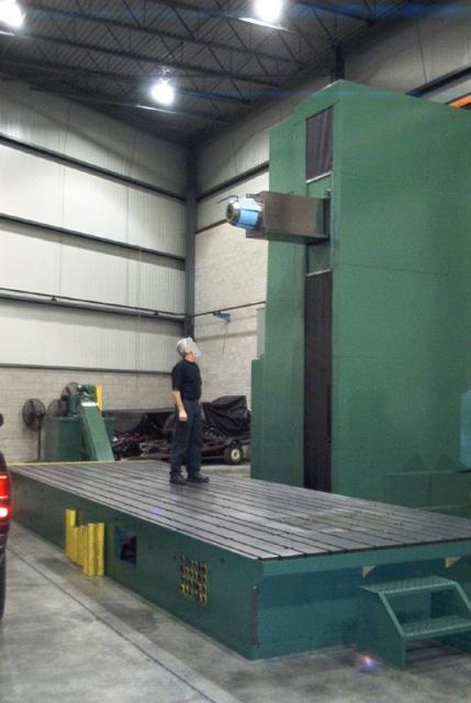 30' Gray Horizontal Floor Type Boring Mill For Sale