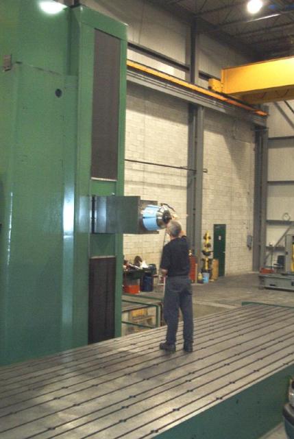 30' Gray Horizontal Floor Type Boring Mill For Sale