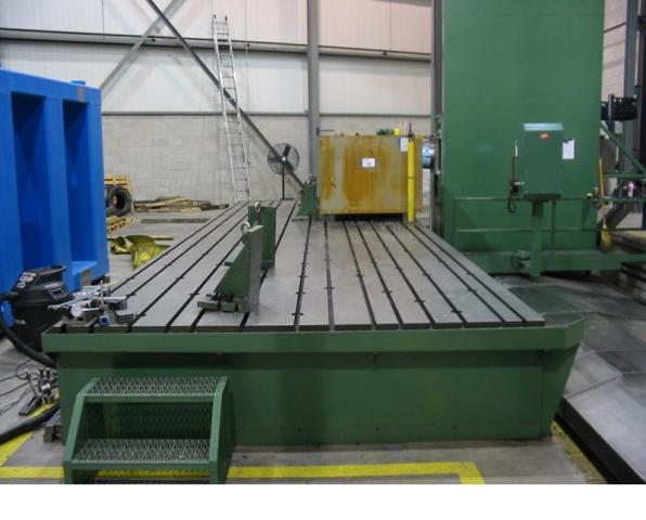 30' Gray Horizontal Floor Type Boring Mill For Sale