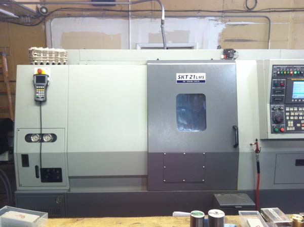 Hyundai Kia SKT21 CNC Turning Center with Live Tooling and Sub-Spindle CNC Lathe for sale