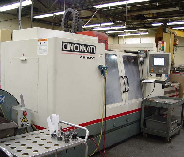 Cincinnati Arrow 1250 CNC Vertical Machining Center 2 pallet vertical mill  for sale