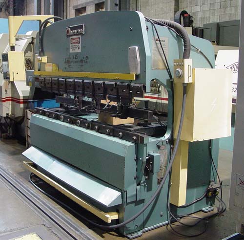 88 Ton x 8' Amada Hydraulic Press Brake with 2-Axis CNC Back Gauge  for sale