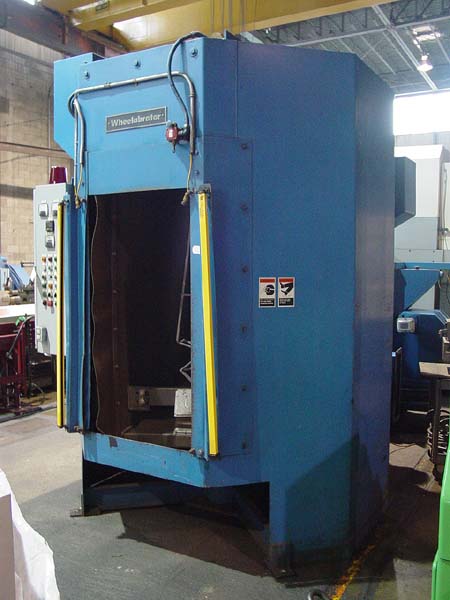 WHEELABRATOR 4 CHAMBER HANGER SPINNER SHOT BLASTER
