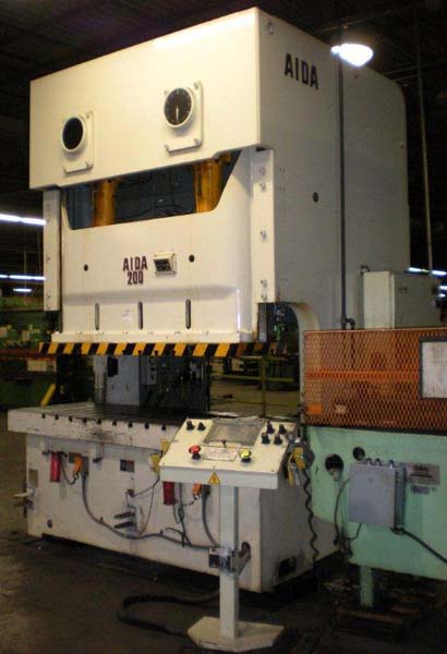 220 Ton AIDA Gap Frame Double Crank PRESS