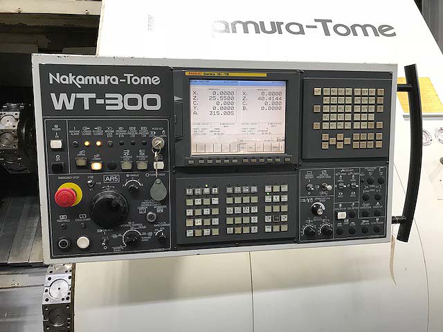 Nakamura Tome WT-300MMYS 8-Axis Twin Spindle Twin Turret CNC Turning Center with Y-Axis and Live Tooling  for sale