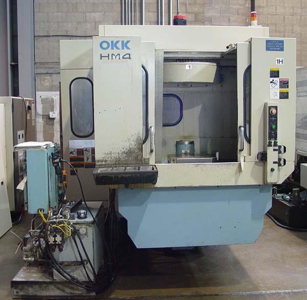 OKK MH-4 2-Pallet CNC Horizontal Macining Center Horizontal Mill For Sale